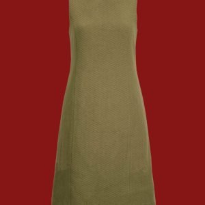 Abito vintage trapezio verde