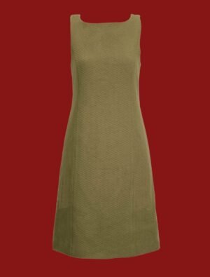Abito vintage trapezio verde