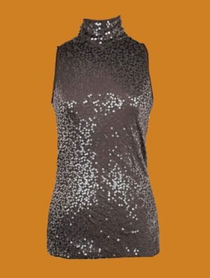 Top paillettes