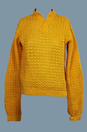 Maglione giallo handmade