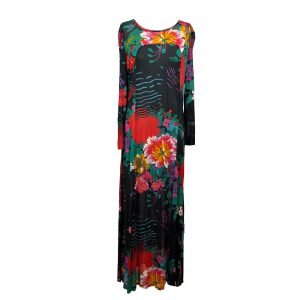 Abito fiori lungo