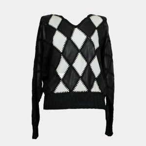 Maglia anni '80 vera pelle